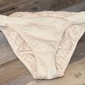 Victoria's Secret White Bikini Bottom